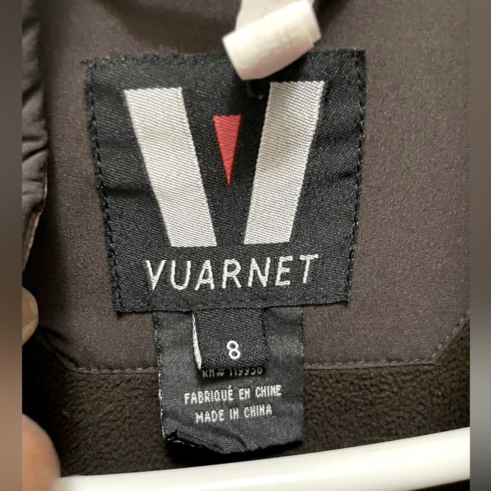 Vuarnet fleece-lined Long Zippered Jacket in Black/Brown - Picture 6 of 12